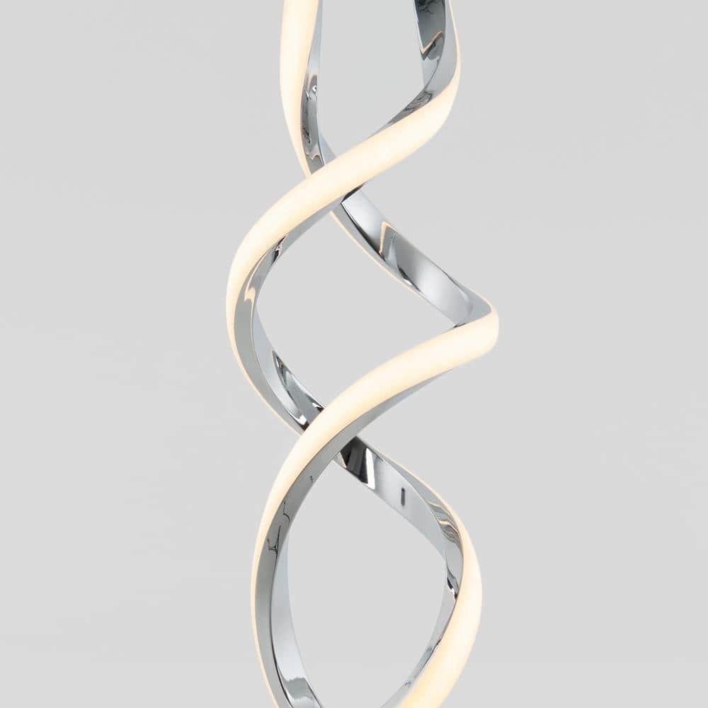NEW Artika Swirl 13-Watt Light Chrome Integrated LED Mini Pendant Light Fixture - Picture 10 of 16